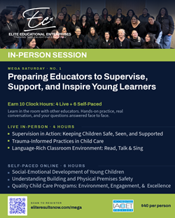 Mega #1 Preparing Educators to Supervise, Support, and Inspire Young Learnersimage