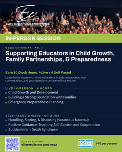 Mega #3 Supporting Educators in Child Growth, Family Partnerships, and Emergency Preparednessimage