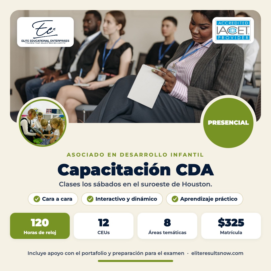 Capacitación para la Credencial CDA PRESENCIAL