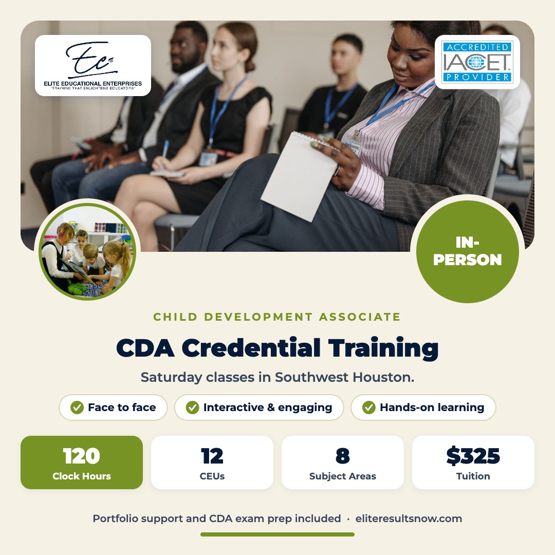 CDA Credential Training IN-PERSON