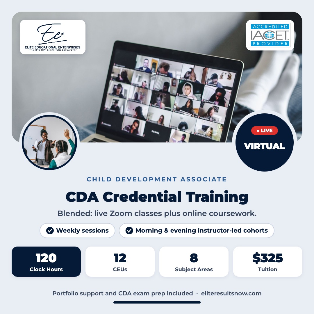 CDA Credential Training LIVE VIRTUAL